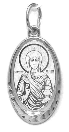 Образок серебряный Равноапостольная Мария Магдалина 0.93 гр. 228386