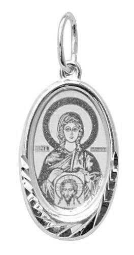 Образок серебряный Святая мученица Вероника 0.91 гр. 228394 - фото 8402