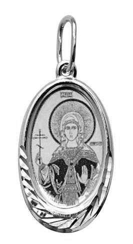 Образок серебряный Святая мученица Лидия 0.82 гр. 228420