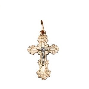 Крест золотой, с алмазной и лазерной огранкой. Вес  1,66 гр. MG191