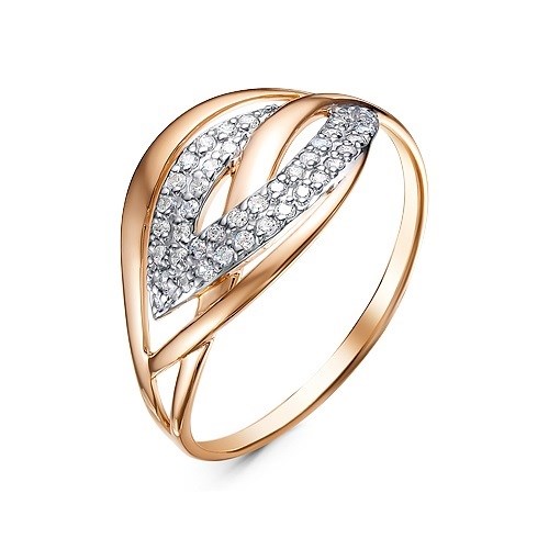 Кольцо золотое с вставками. Вес от 1,76 гр. MG1085