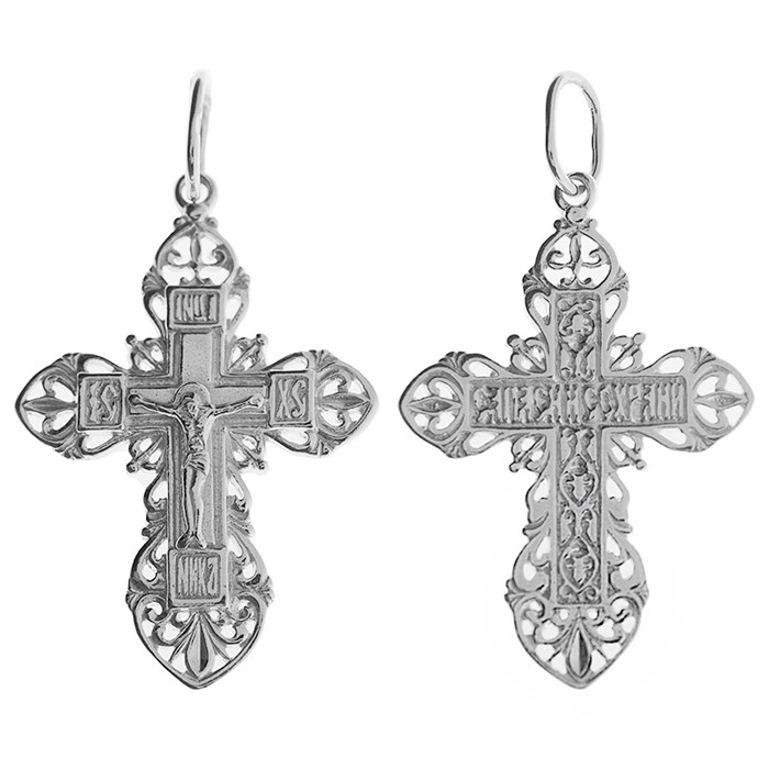 Крест серебряный Ag 925, коллекция Иваново, 2,54 гр. КРС0224328