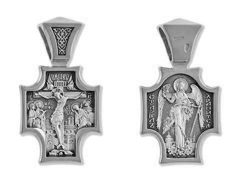 Крест серебряный Ag 925, коллекция Липецк, Чернение (оксидирование), 7,12 гр. КРС0224604