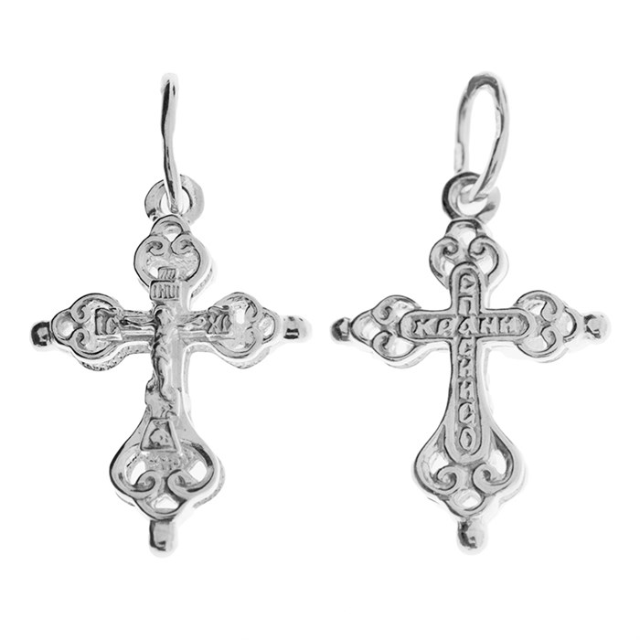 Крест серебряный Ag 925, коллекция Царь Славы, 3,2 гр. КРС0224838