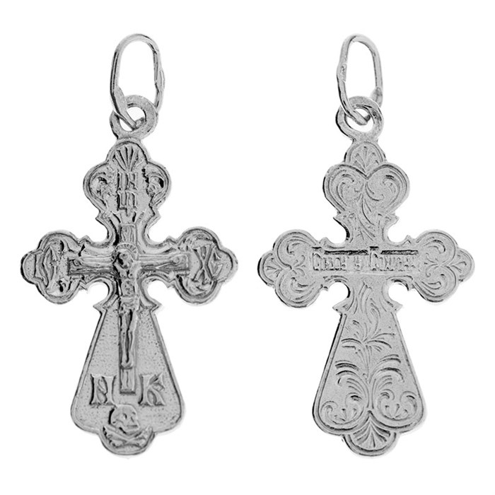 Крест серебряный Ag 925, коллекция Эпифания, 2,17 гр. КРС02241064