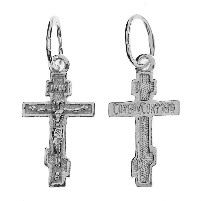 Крест серебряный Ag 925, коллекция Светоч, 0,72 гр. КРС02241094