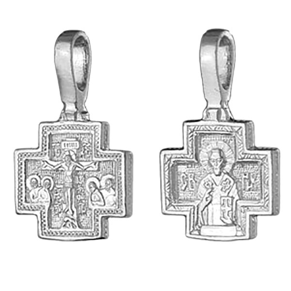 Крест серебряный Ag 925, коллекция Иваново, 1,75 гр. КРС02241417