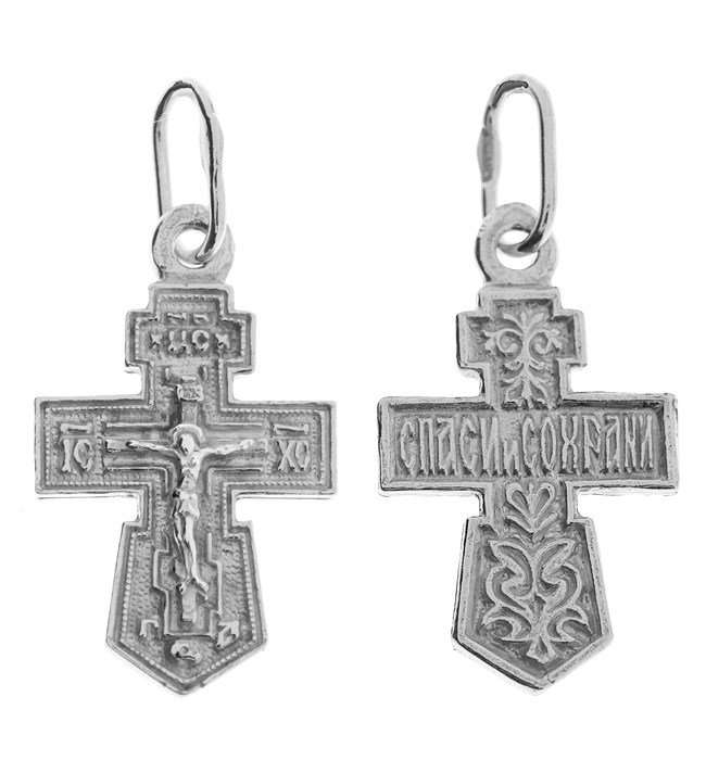 Крест серебряный Ag 925, коллекция Эпифания, 1,06 гр. КРС02241488