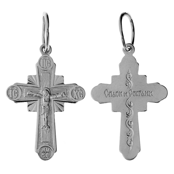 Крест серебряный Ag 925, коллекция Иваново, 1,27 гр. КРС02241549