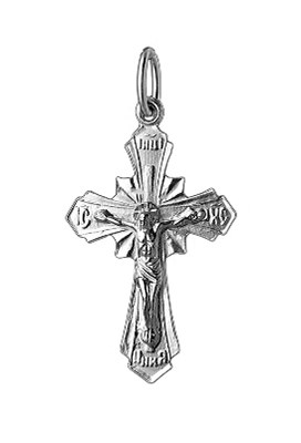 Крест серебряный Ag 925, коллекция Иваново, 1,51 гр. КРС02241550