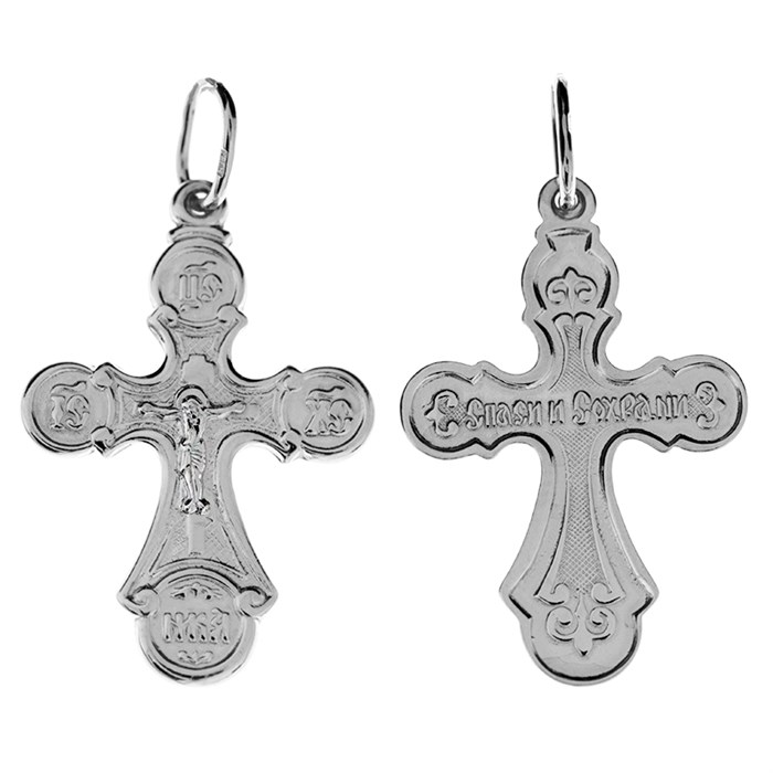 Крест серебряный Ag 925, коллекция Иваново, 1,62 гр. КРС02241554