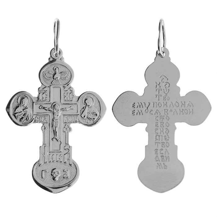 Крест серебряный Ag 925, коллекция Иваново, 2,92 гр. КРС02241557