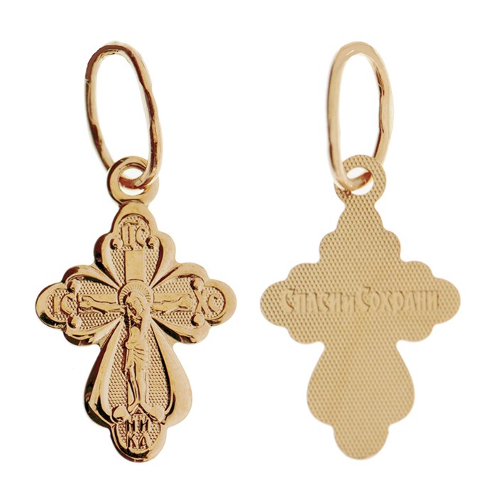 Крест золотой Au 585, коллекция Иваново, 1,11 гр. КРС02241817