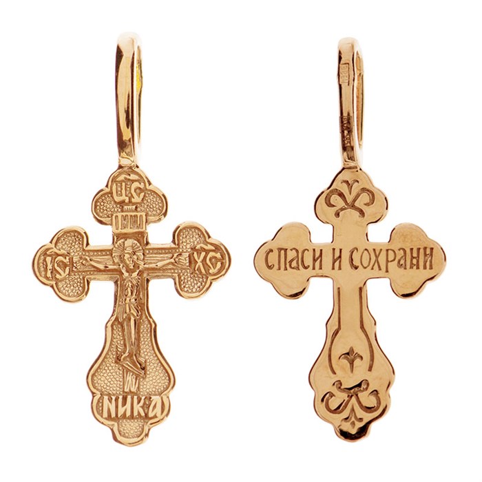 Крест золотой Au 585, коллекция Иваново, 0,98 гр. КРС02241839