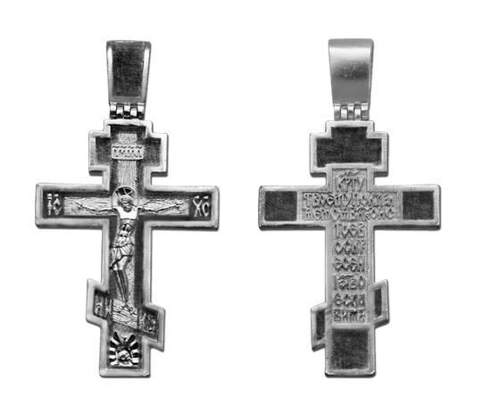 Крест серебряный Ag 925, коллекция Санкт-Петербург, Чернение (оксидирование), 15,06 гр. КРС02242161