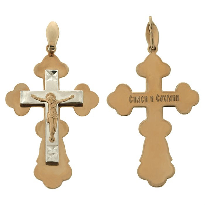 Крест золотой Au 585, коллекция Православие, 2,03 гр. КРС02242407