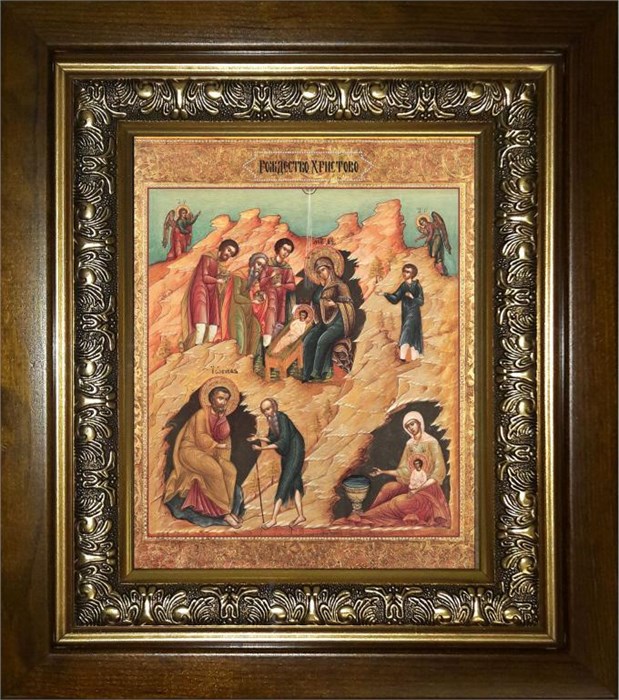 Рождество Христово 14х18 в киоте 20х24 km_25_150