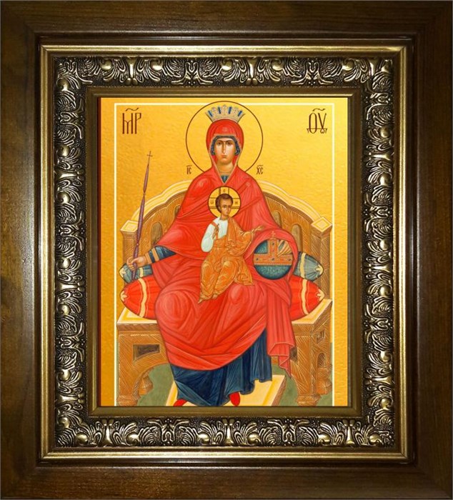 Державная икона Божией Матери 14х18 в киоте 20х24 km_25_261