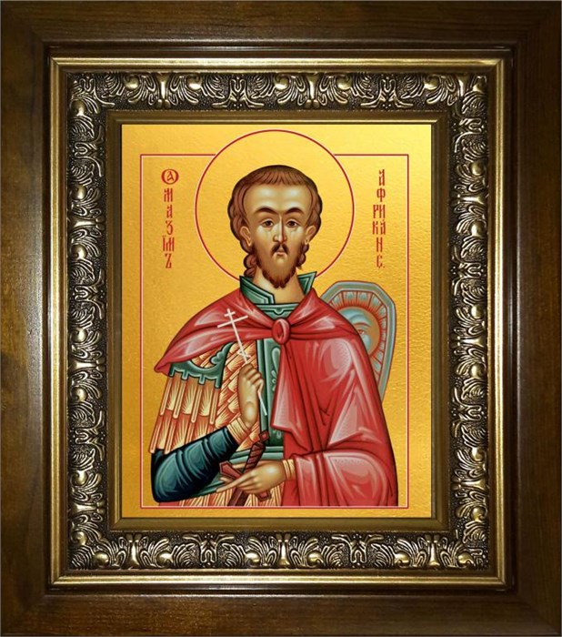 Максим Африканский (Карфагенский), Петрийский, мученик 14х18 в киоте 20х24 km_25_329