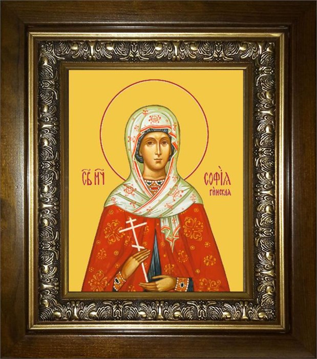 София Римская мученица 14х18 в киоте 20х24 km_25_337