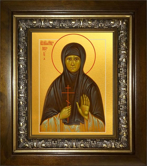 Преподобномученица Пелагия (Тестова) 14х18 в киоте 20х24 km_25_399