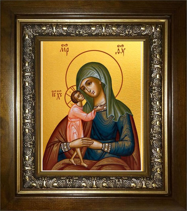 Взыскание погибших, икона Божией Матери 14х18 в киоте 20х24 km_25_605