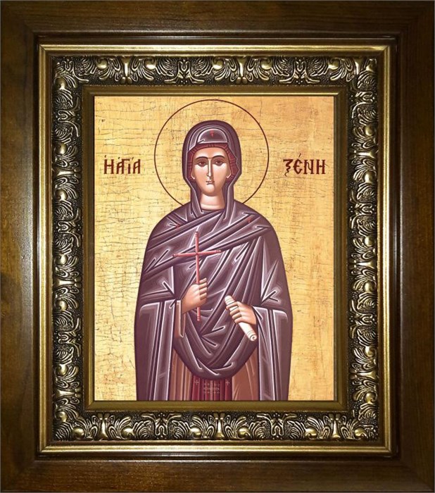 Ксения Миласская ,преподобная 14х18 в киоте 20х24 km_25_887