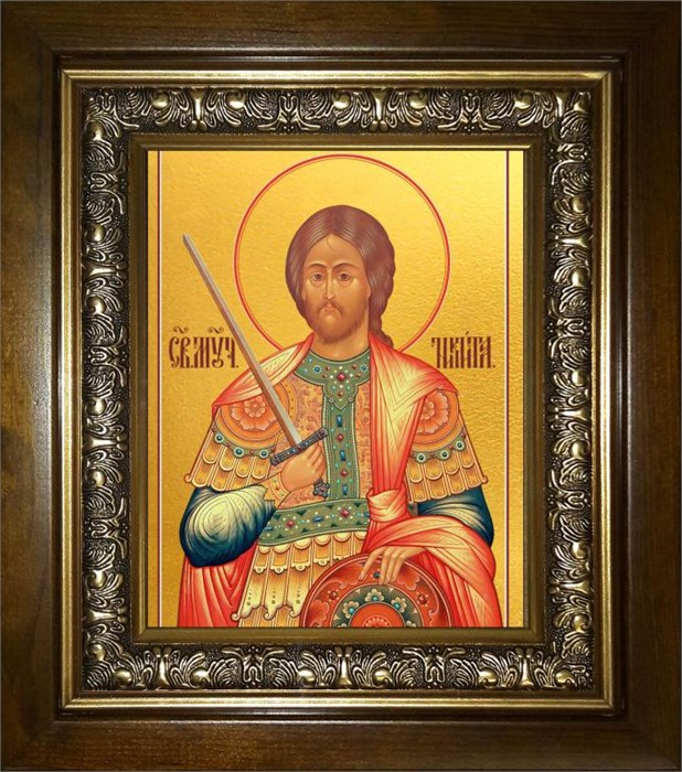 Никита Готфский Константинопольский, великомученик 14х18 в киоте 20х24 km_25_908