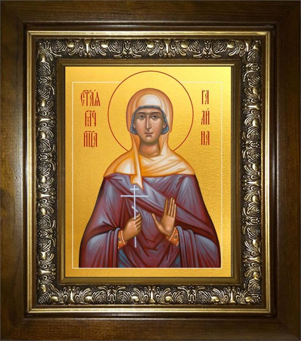 Галина Коринфская мученица 14х18 в киоте 20х24 km_25_933