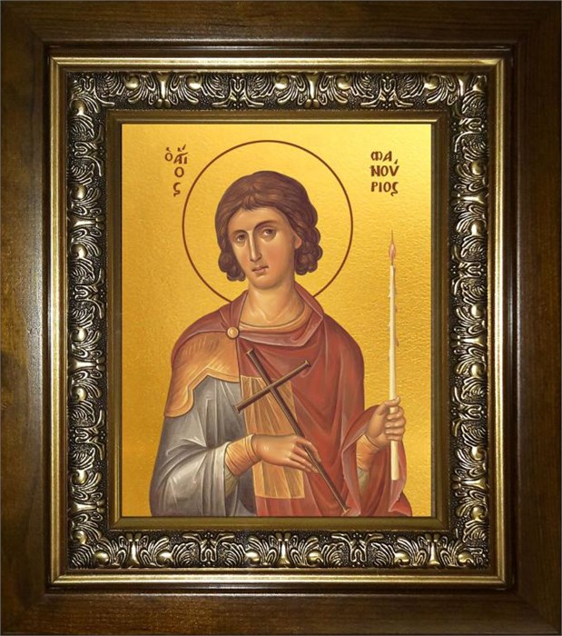 Фанурий Родосский 14х18 в киоте 20х24 km_25_947