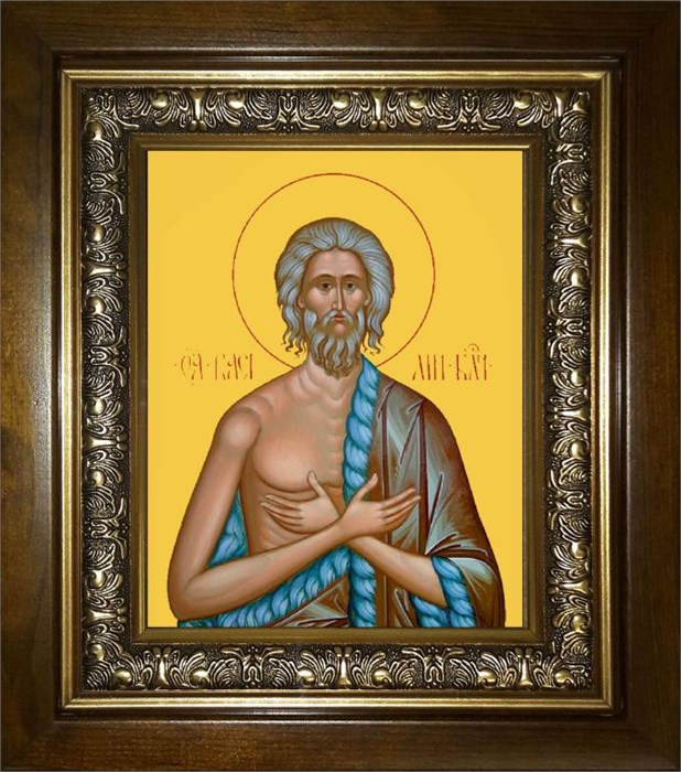 Василий Блаженный, Московский чудотворец 14х18 в киоте 20х24 km_25_1044