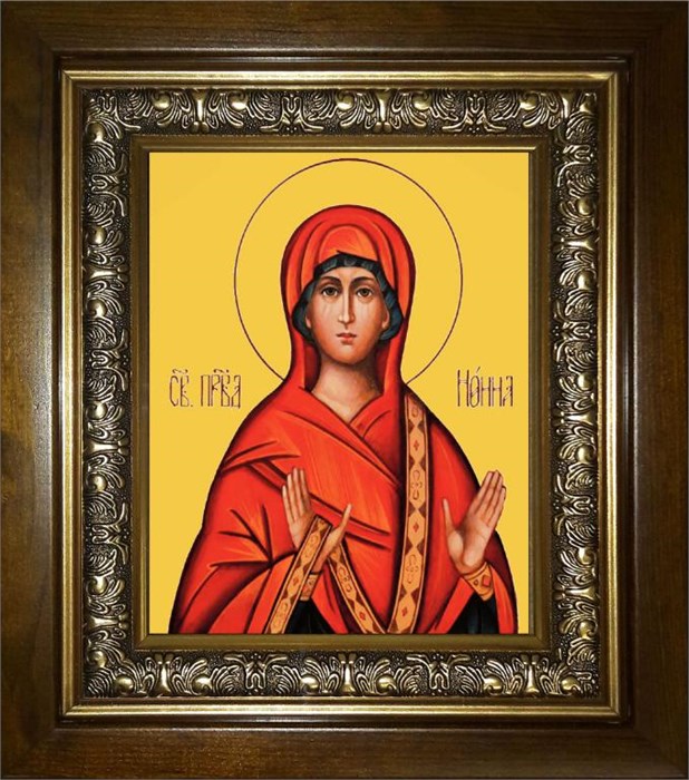 Нонна Назианзская праведная 14х18 в киоте 20х24 km_25_1083