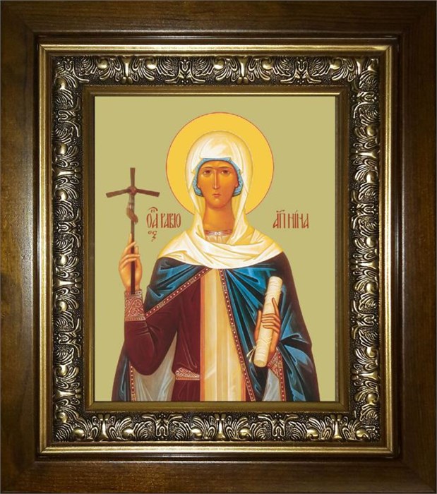 Нина равноапостольная 14х18 в киоте 20х24 km_25_1097