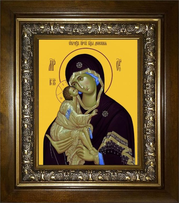 Донская икона Божией Матери 14х18 в киоте 20х24 km_25_1124