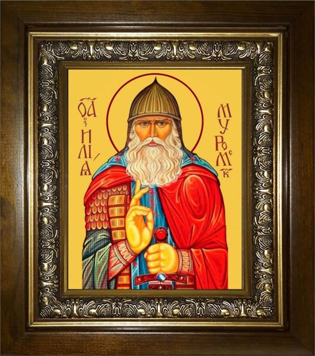 Илья (Илия) Муромец 14х18 в киоте 20х24 km_25_1131