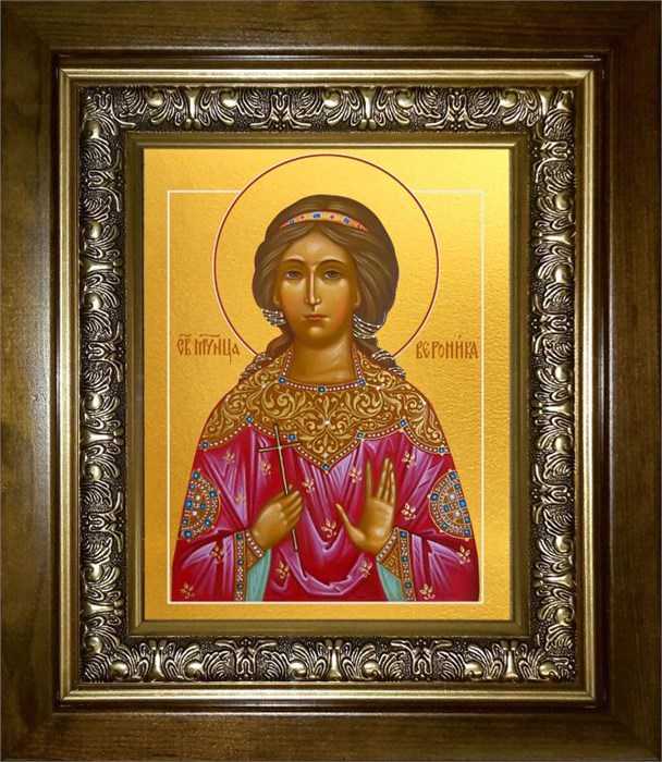 Виринея Едесская 14х18 в киоте 20х24 km_25_1176