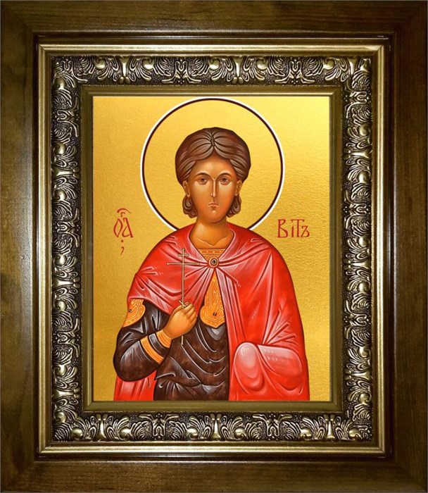 Вит Римский, мученик 14х18 в киоте 20х24 km_25_1190