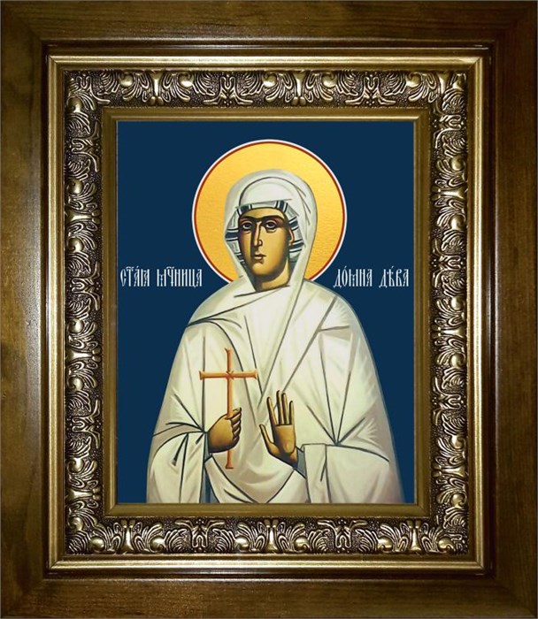 Домна Никомидийская, мученица 14х18 в киоте 20х24 km_25_1206
