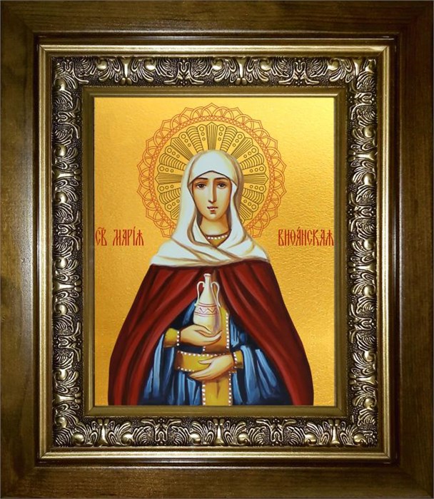 Мария Вифанская, сестра Лазаря Четверодневного, праведная 14х18 в киоте 20х24 km_25_1256