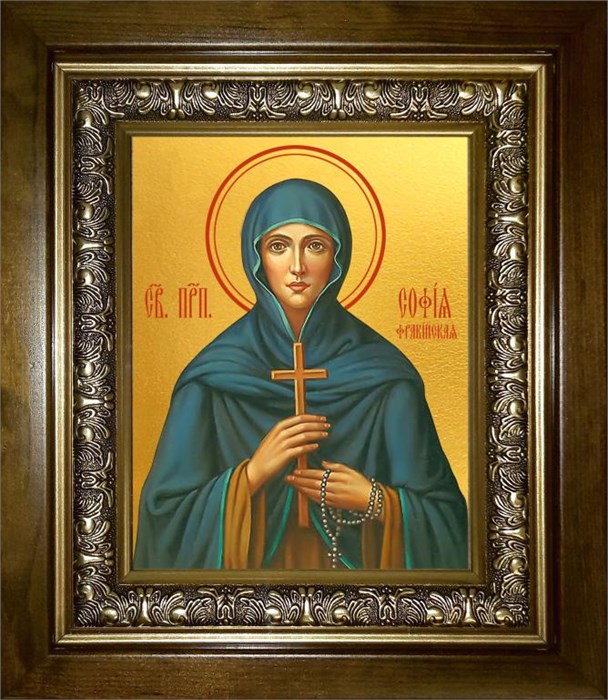 София Фракийская, преподобная 14х18 в киоте 20х24 km_25_1292