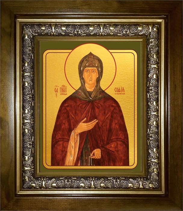 София Суздальская, преподобная 14х18 в киоте 20х24 km_25_1294