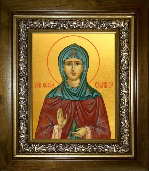 София Суздальская, преподобная 14х18 в киоте 20х24 km_25_1295