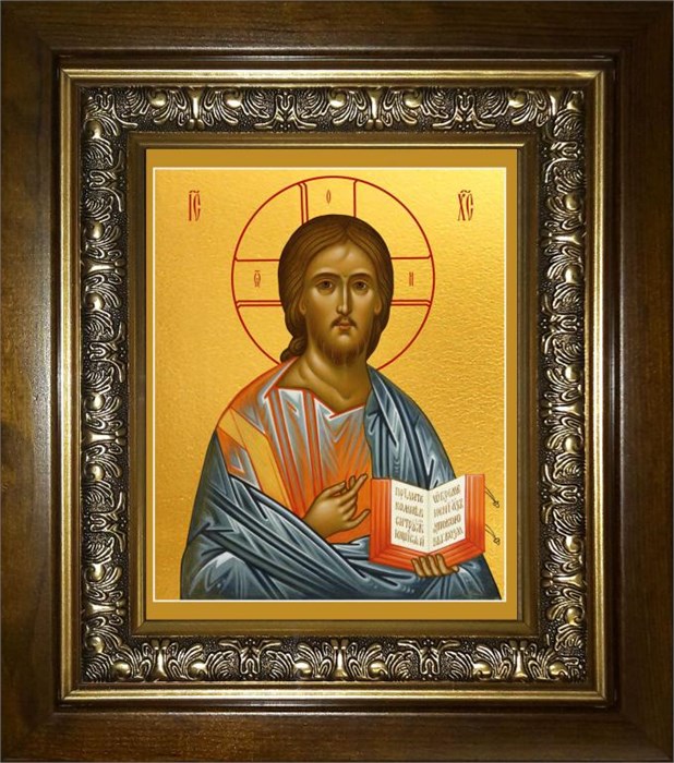Господь Вседержитель 18х24 в киоте 24х30 km_25_1572