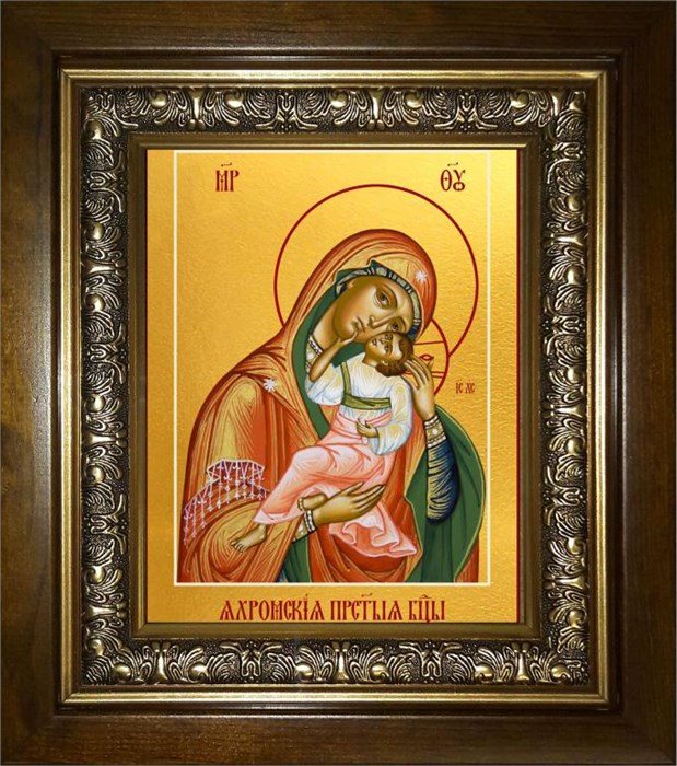 Яхромская икона Божией Матери 18х24 в киоте 24х30 km_25_1595