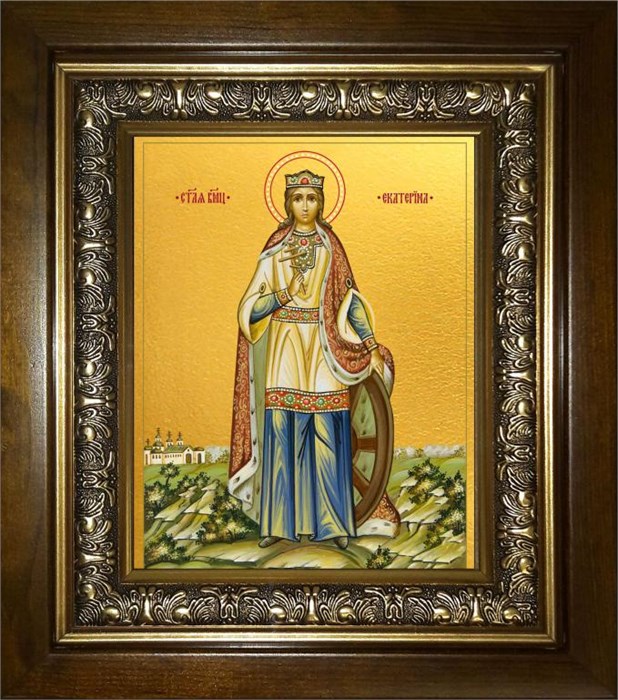 Екатерина великомученица 18х24 в киоте 24х30 km_25_1658
