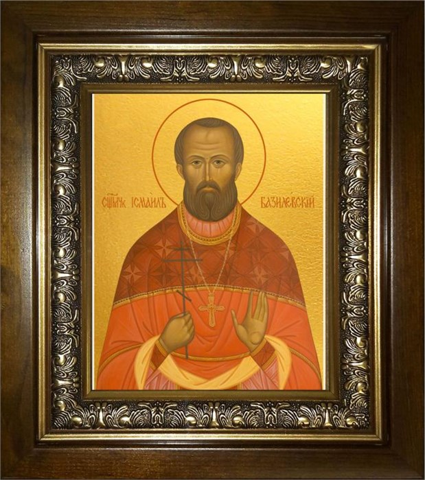 Исмаил Базилевский мученик 18х24 в киоте 24х30 km_25_1660