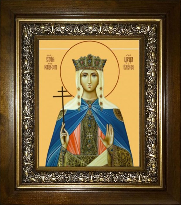 Елена равноапостольная царица 18х24 в киоте 24х30 km_25_1829