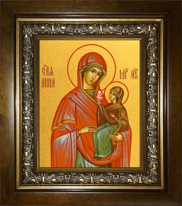 Анна, мать Пресвятой Богородицы, праведная 18х24 в киоте 24х30 km_25_1866