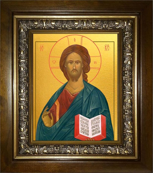 Господь Вседержитель 18х24 в киоте 24х30 km_25_1869