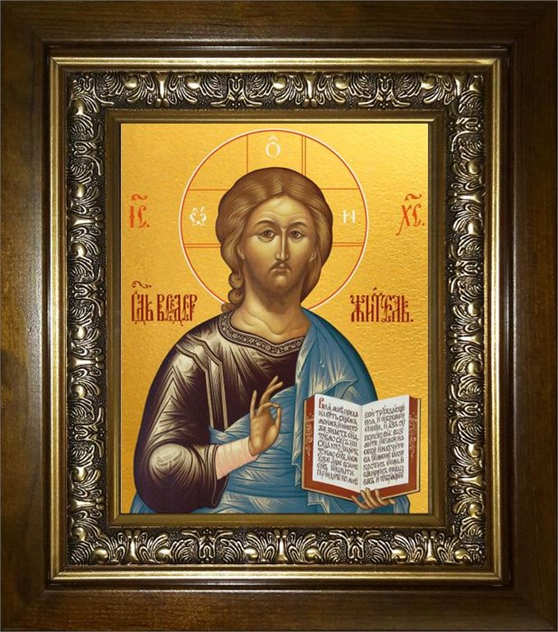 Господь Вседержитель 18х24 в киоте 24х30 km_25_1870